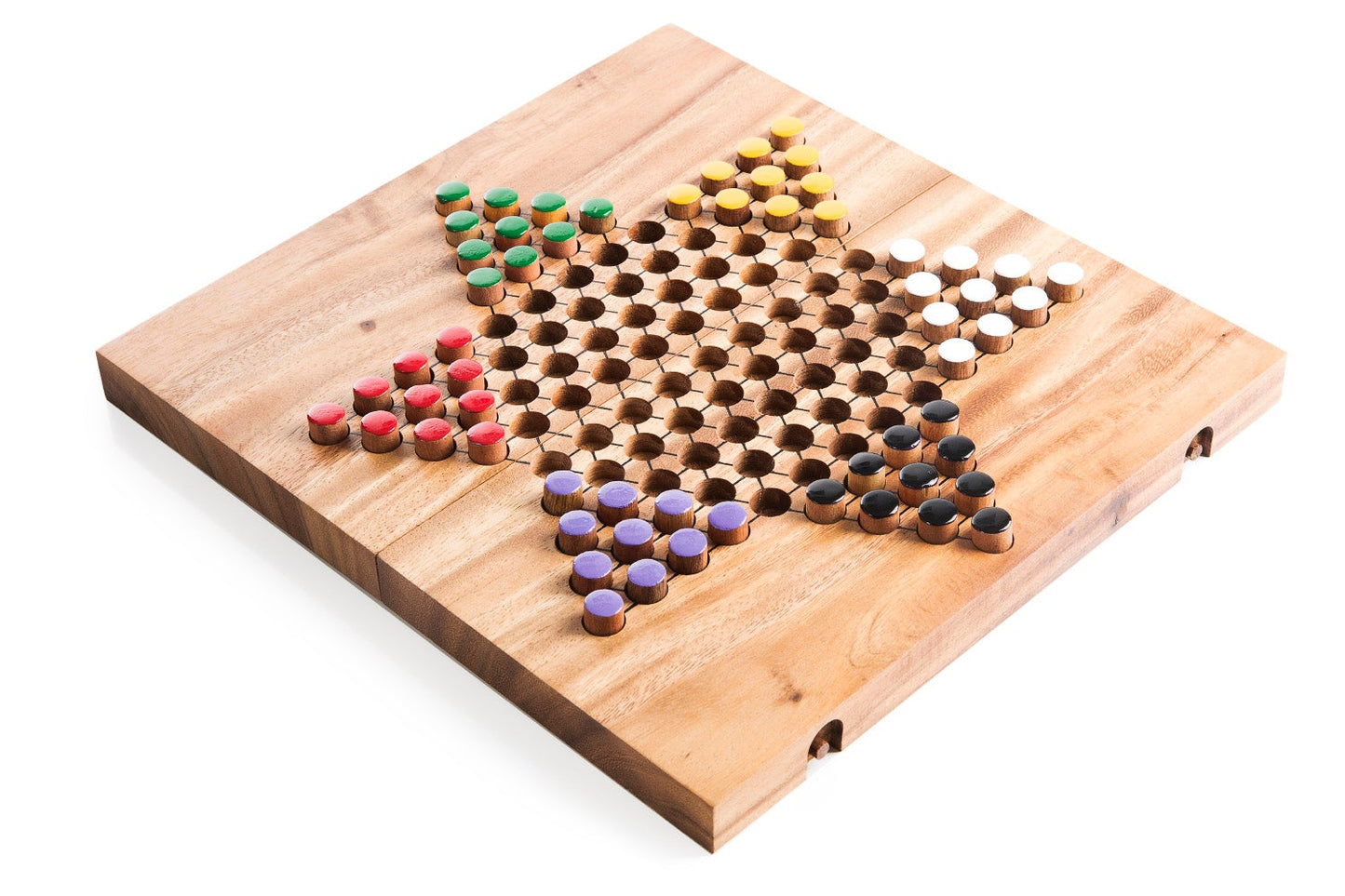 Chinese Checkers Strategy Board Game - Chickadees Wooden Toys