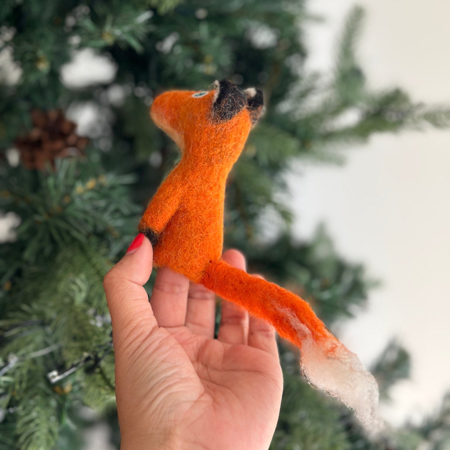 Fox Finger Puppet - Chickadees Wooden Toys