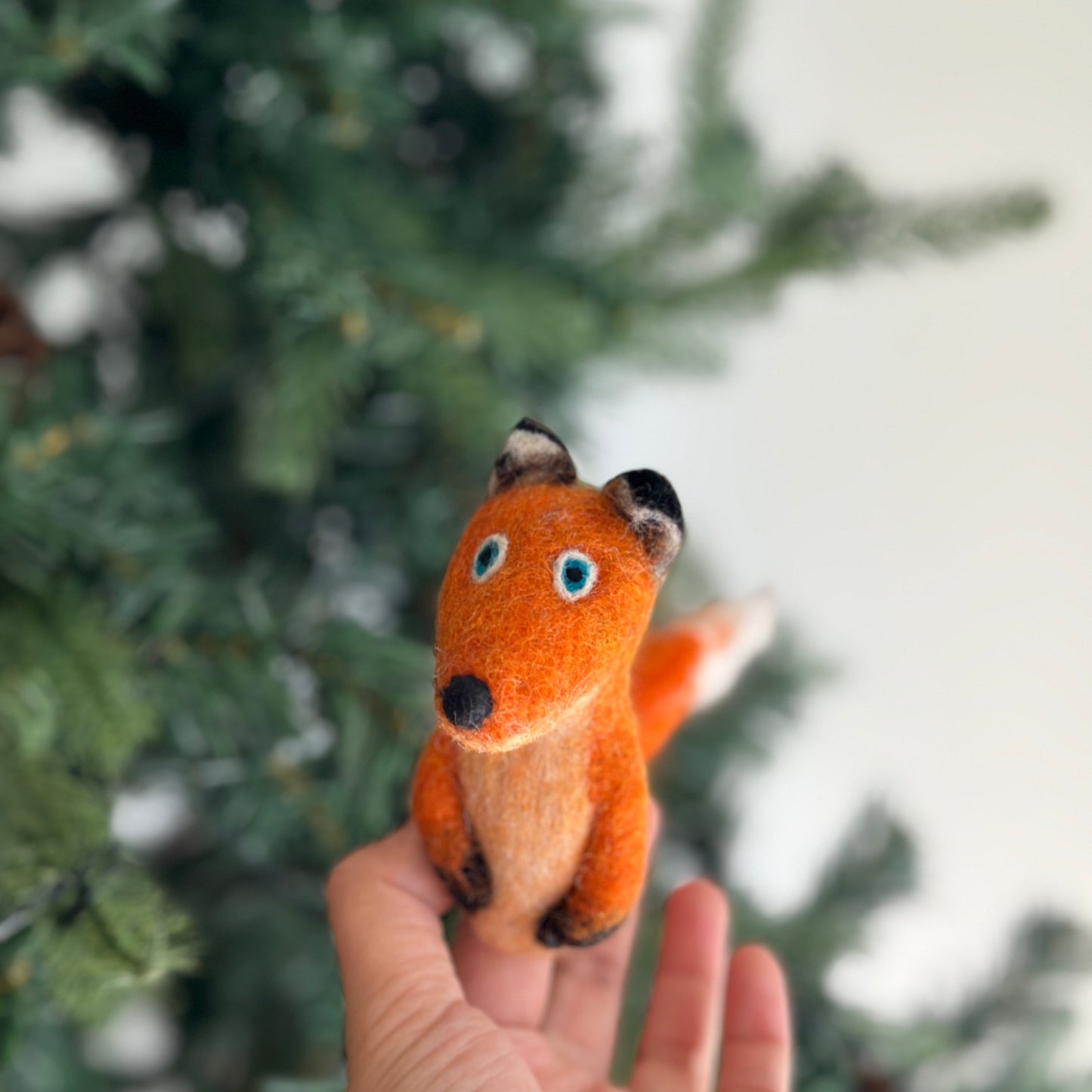 Fox Finger Puppet - Chickadees Wooden Toys