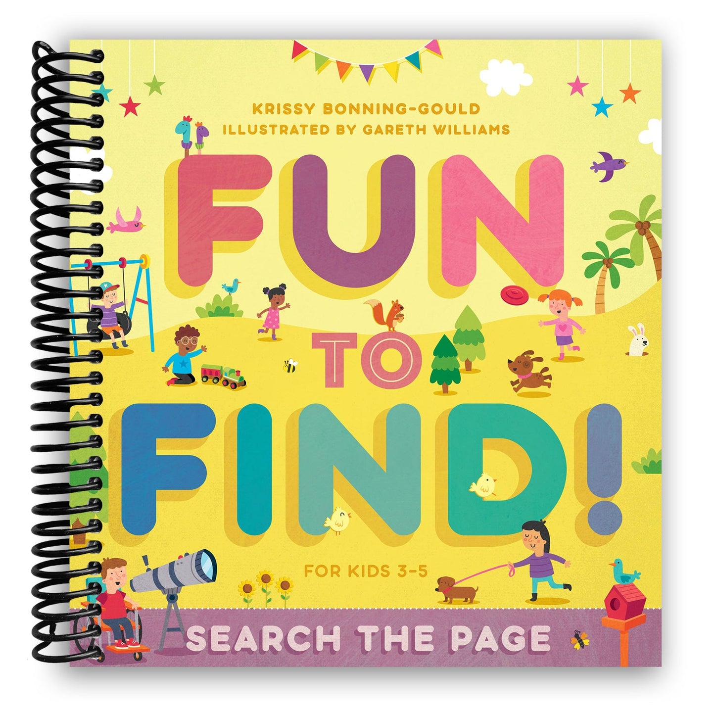 Fun to Find!: Search the Page (Spiral Bound) - Chickadees Wooden Toys