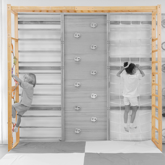 Monkey Bar Attachment – For 79 Inch Walnut Swedish Ladder