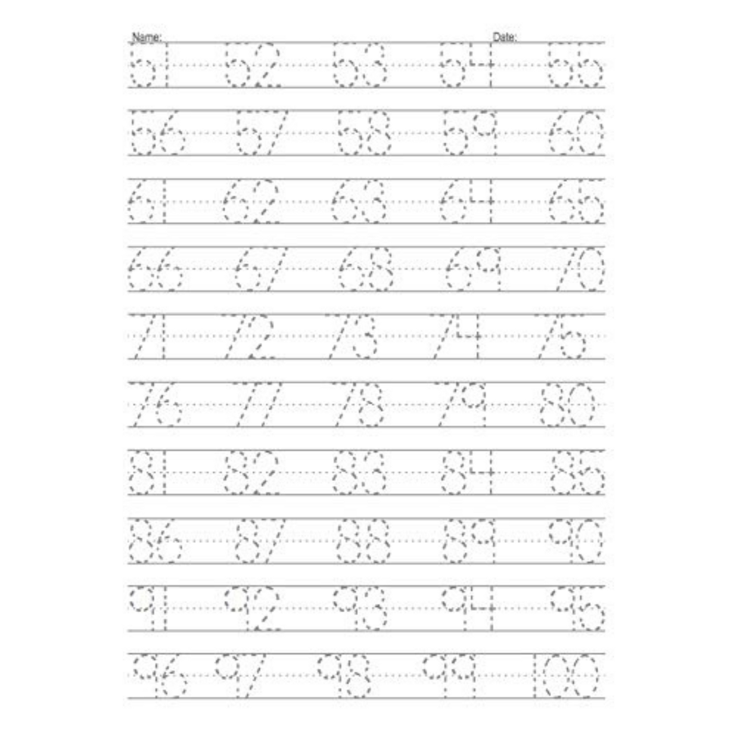 Handwriting Practice Book for Kids Ages 6-10: Printing workbook for Grades 1, 2 & 3, Learn to Trace Alphabet Letters and Numbers 1-100, Sight Words, ... and Math Drills for Grades 1, 2, 3 & 4) - Chickadees Wooden Toys