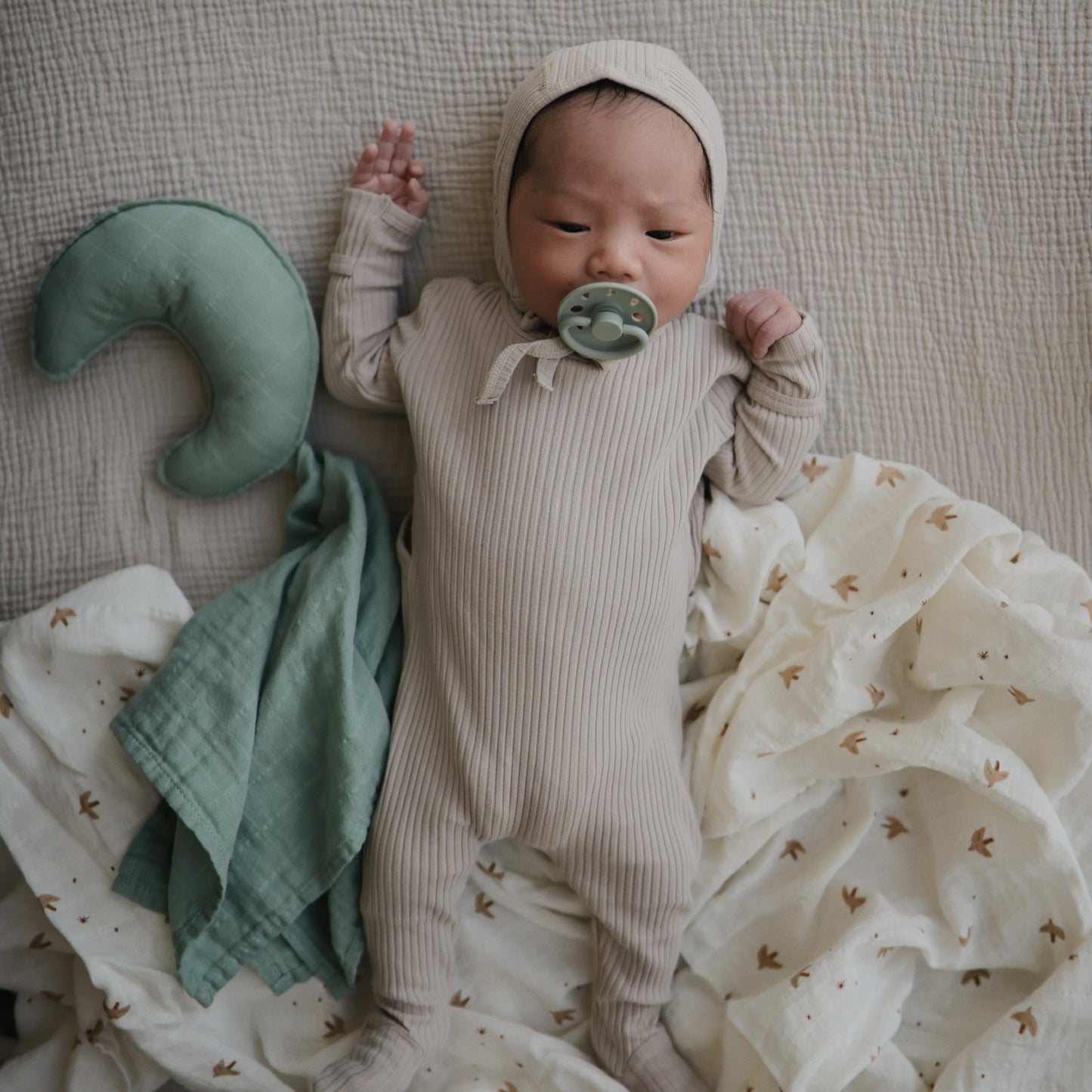 Moon Lovey Blanket - Chickadees Wooden Toys