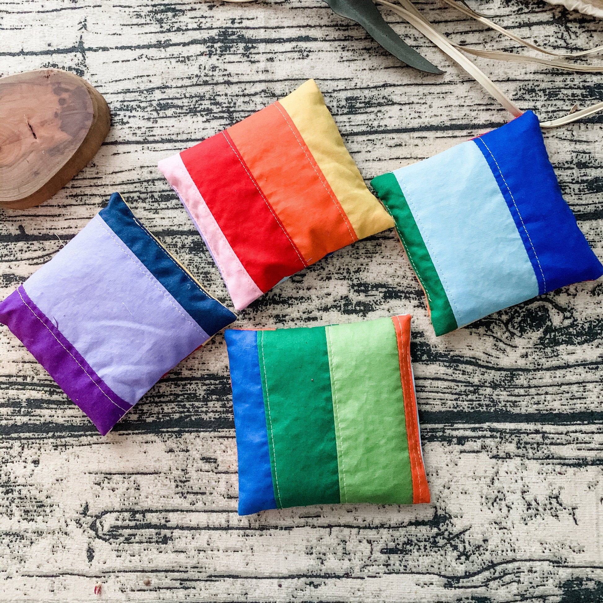 Rainbow Beanbags - Chickadees Wooden Toys