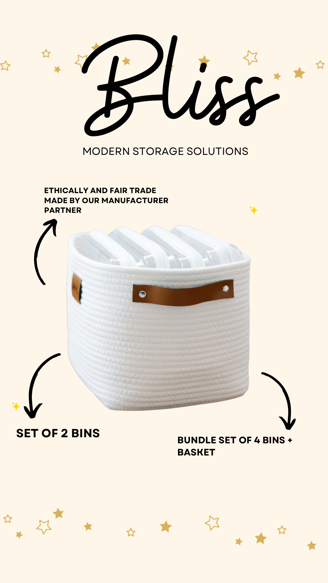 Medium Bliss Bins®️ - Chickadees Wooden Toys