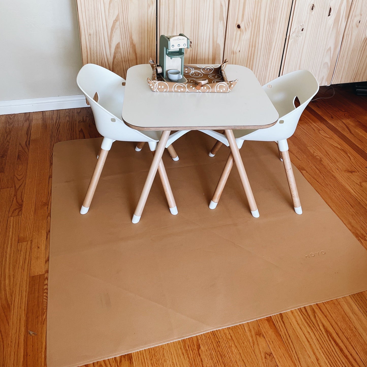 The mega mat (honey x ivory) - Chickadees Wooden Toys