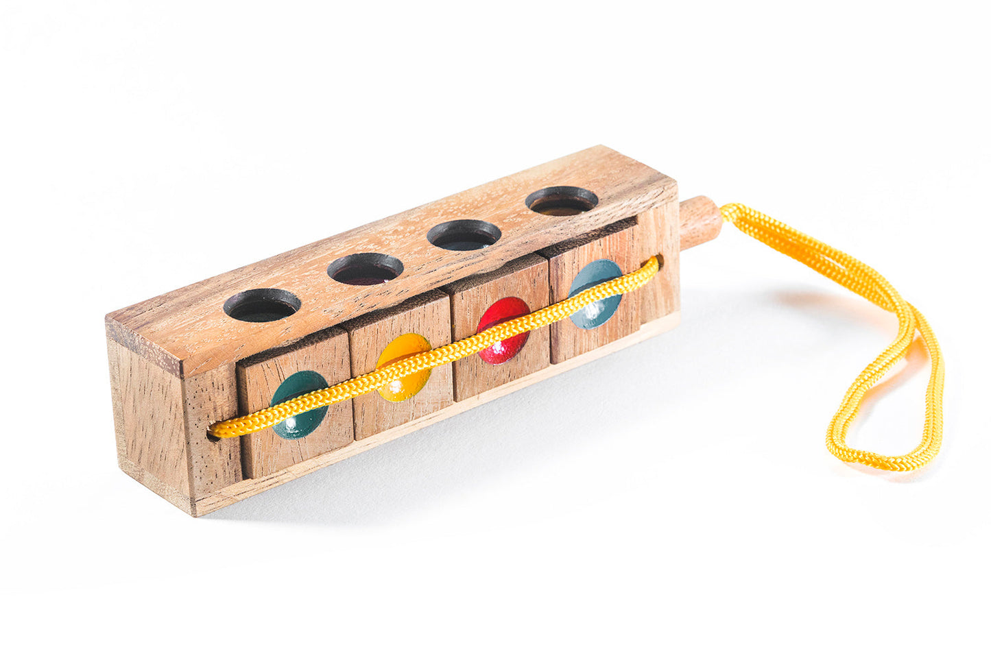 Instant Insanity Coding Puzzle - Chickadees Wooden Toys
