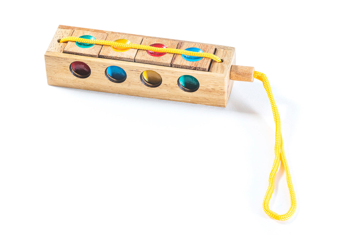 Instant Insanity Coding Puzzle - Chickadees Wooden Toys