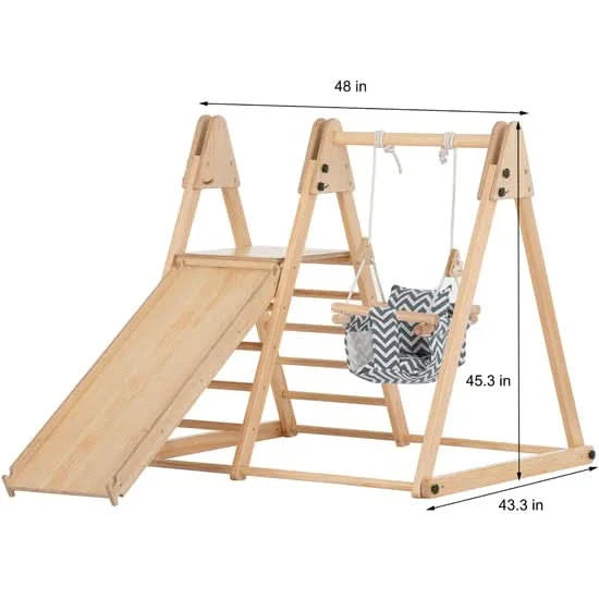 Juniper - Real Wood Folding Playset - Chickadees Wooden Toys