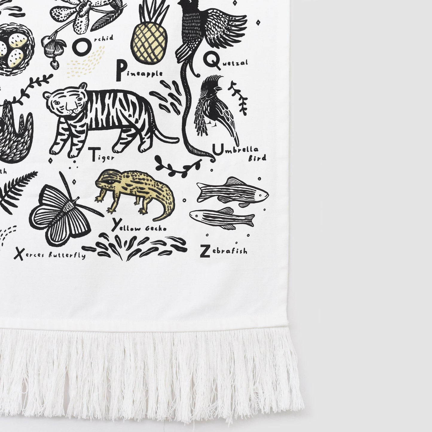Jungle Alphabet Tapestry - Chickadees Wooden Toys