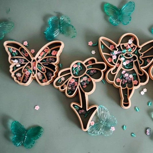 Fairy Garden Eco Cutter Set - Chickadees Wooden Toys