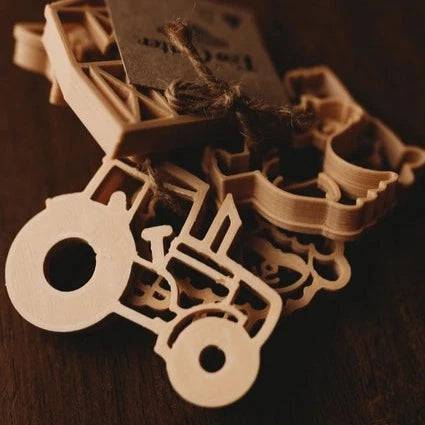 Farm Eco Cutter Set - Chickadees Wooden Toys