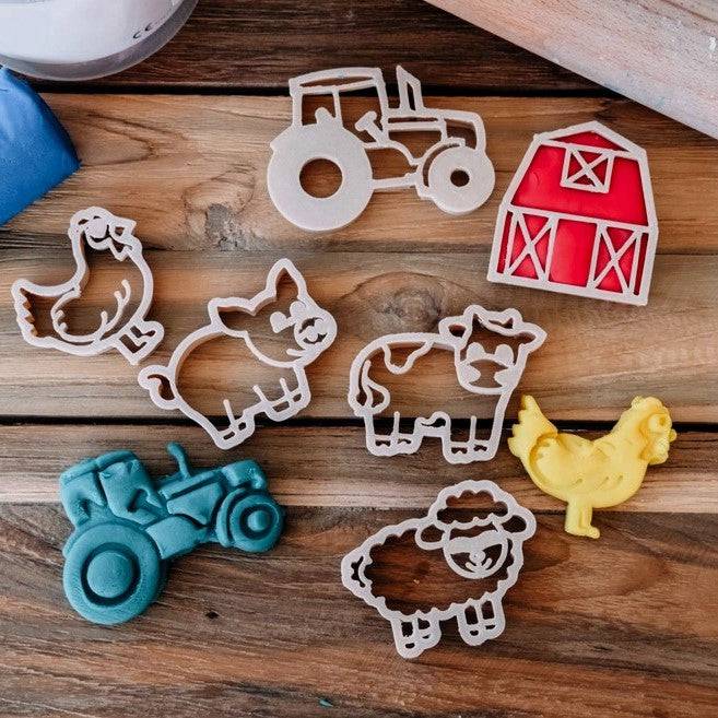 Farm Eco Cutter Set - Chickadees Wooden Toys