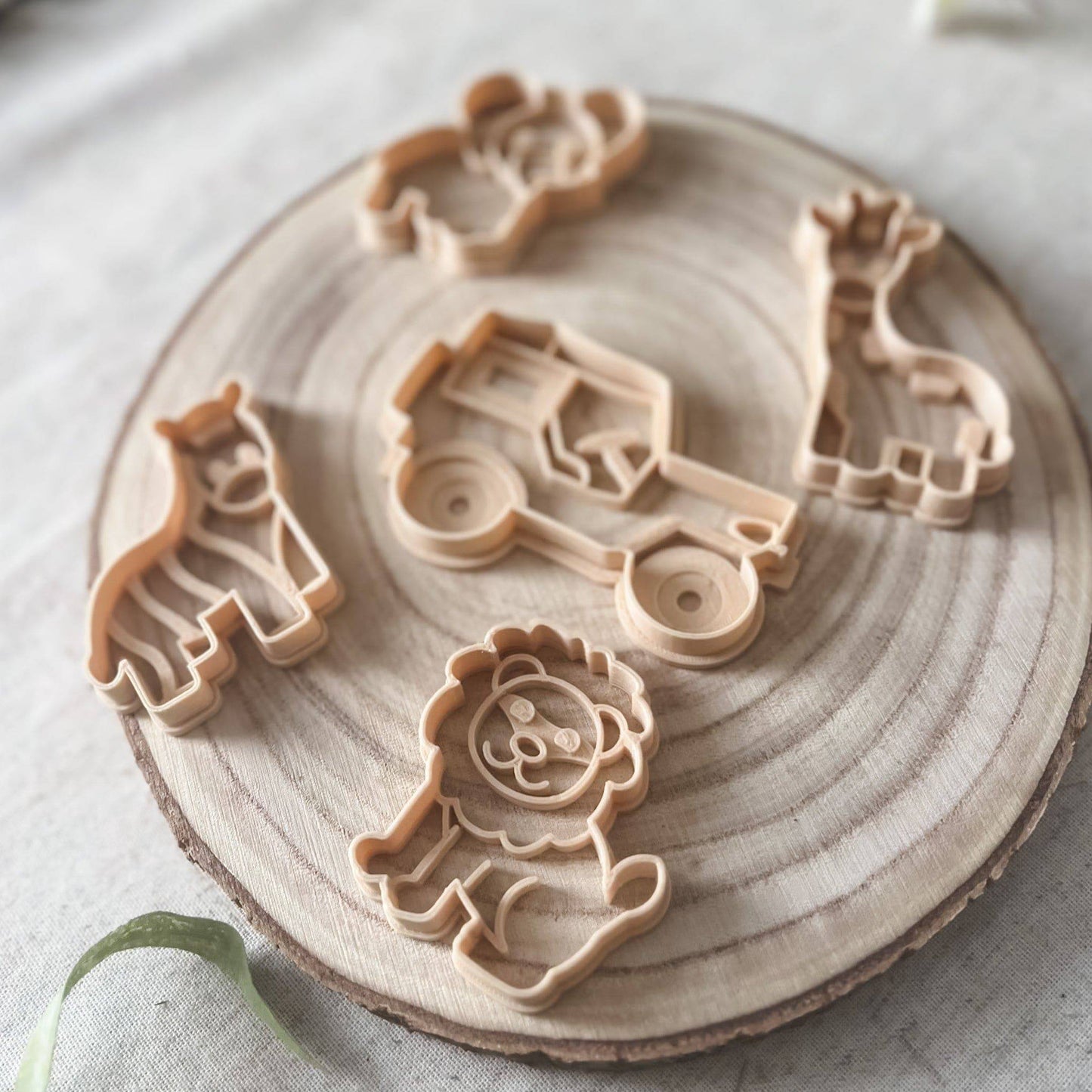 Safari Eco Cutter Set - Chickadees Wooden Toys