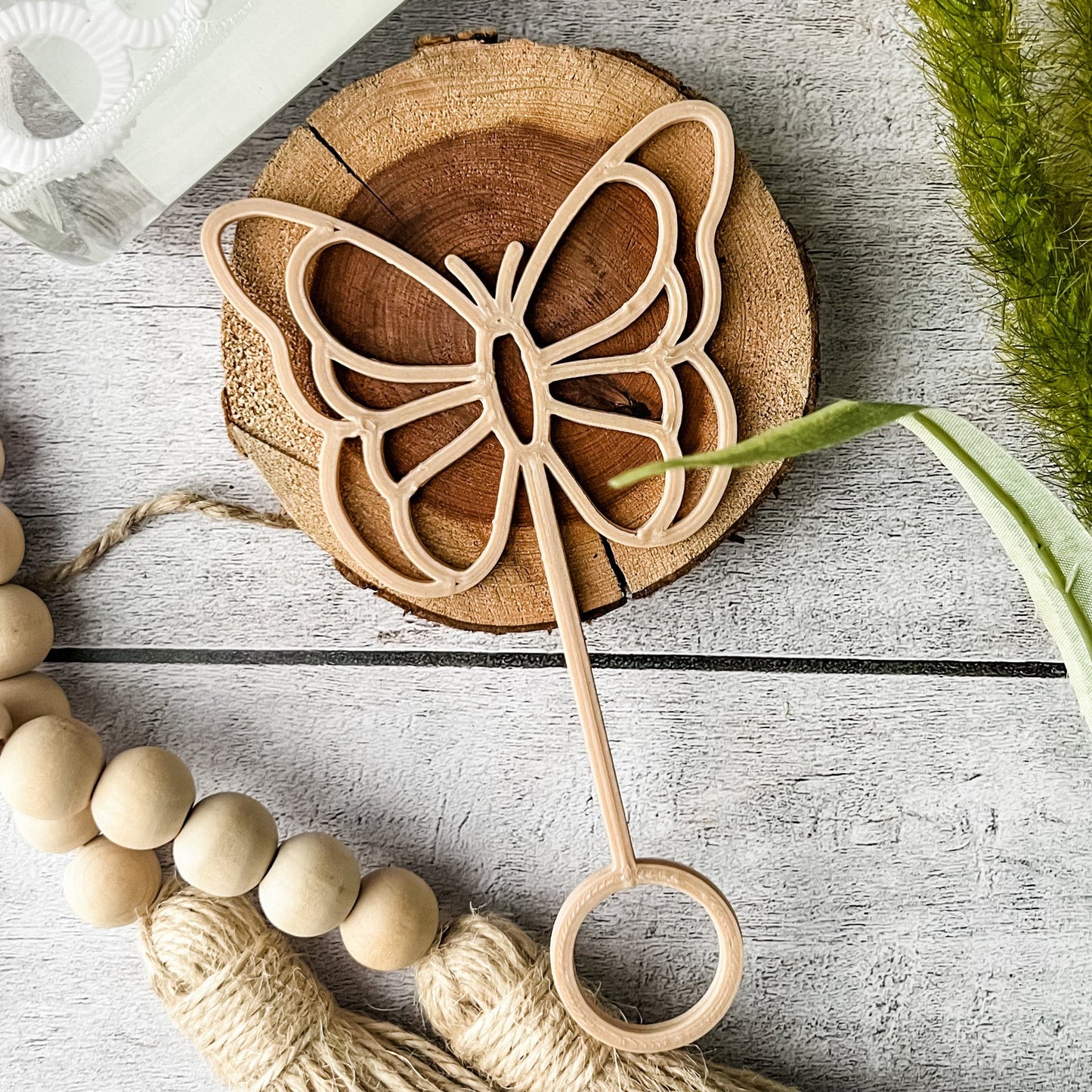 Eco Bubble Wand - Chickadees Wooden Toys