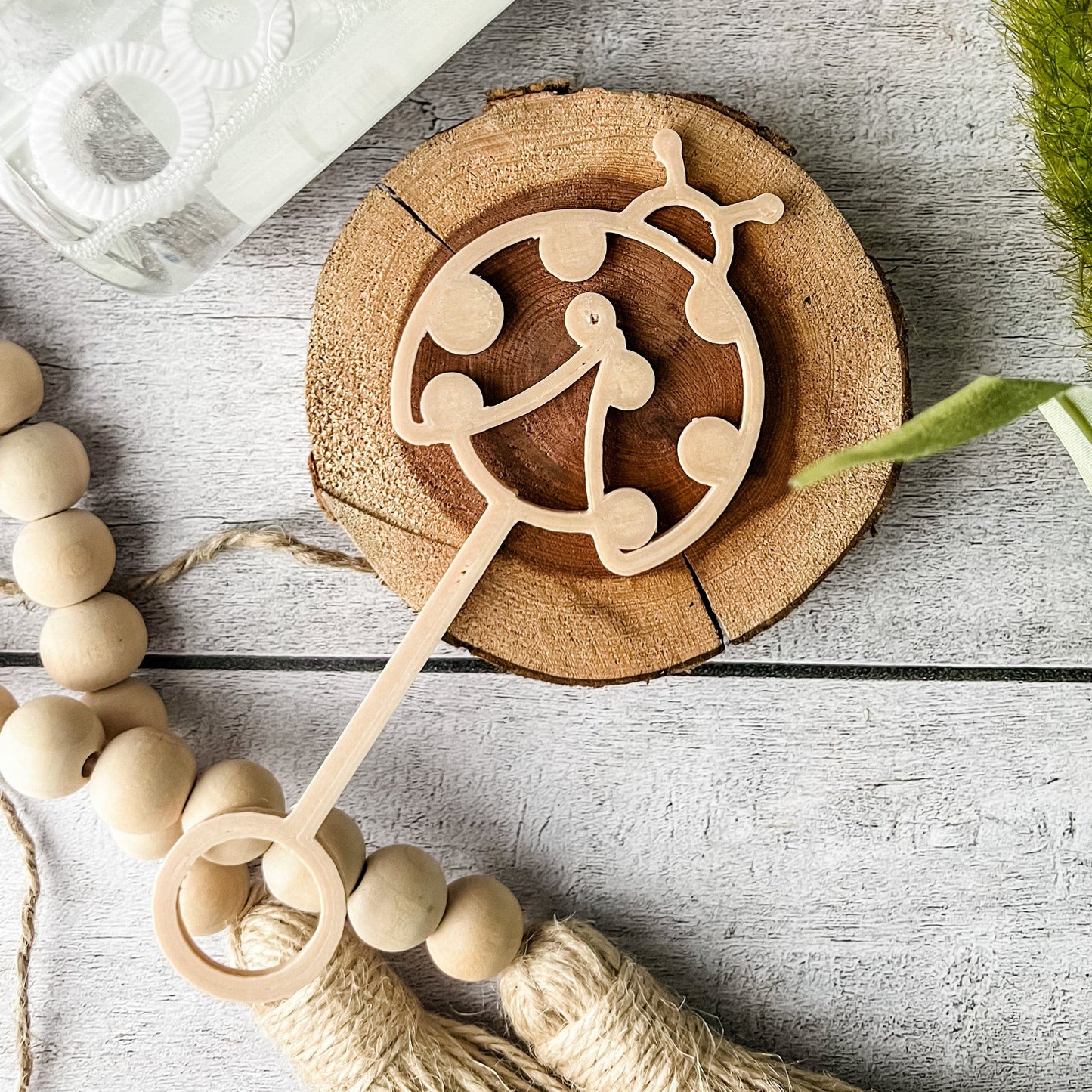 Eco Bubble Wand - Chickadees Wooden Toys