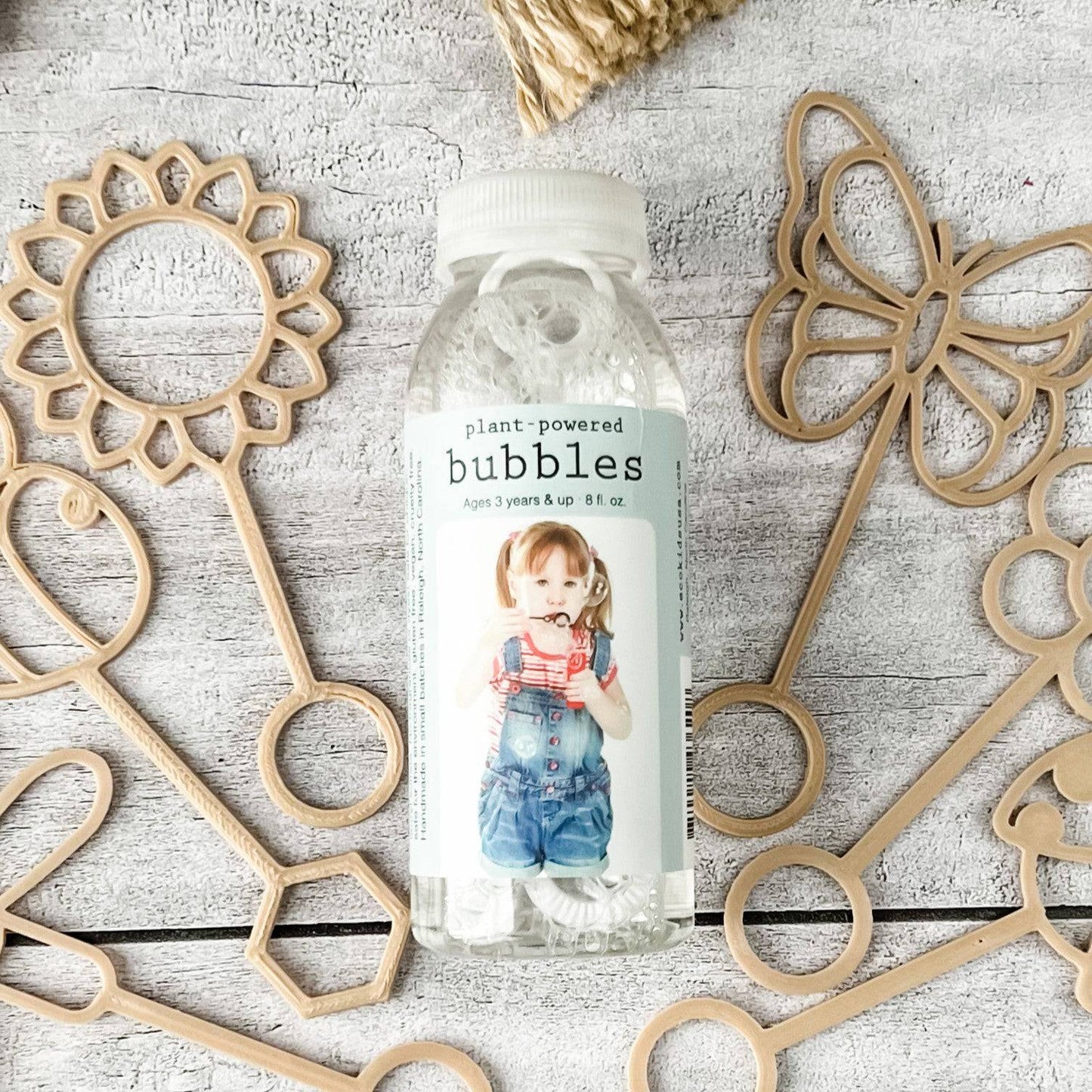 Eco Bubble Wand - Chickadees Wooden Toys
