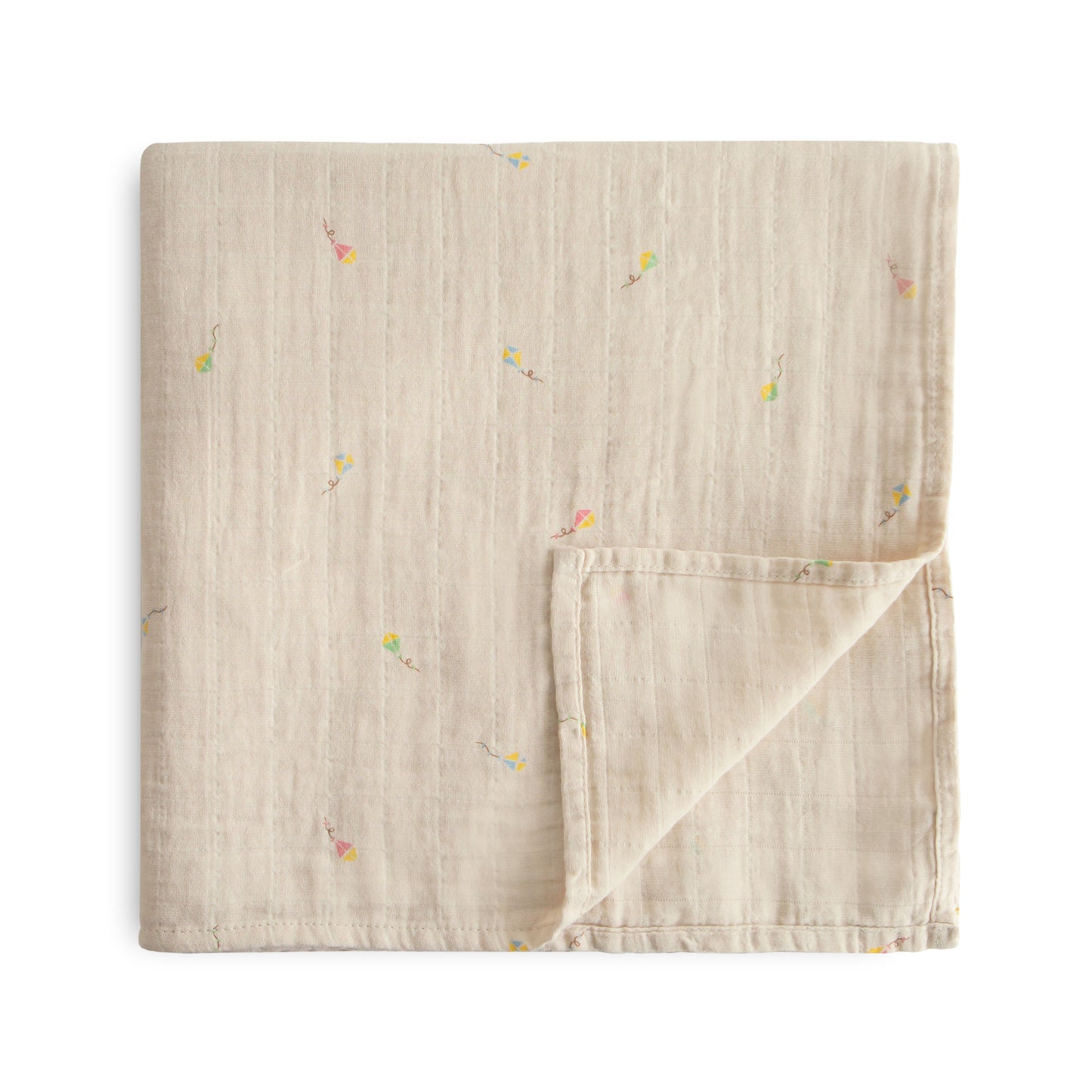 Organic Cotton Muslin Swaddle Blanket - Chickadees Wooden Toys