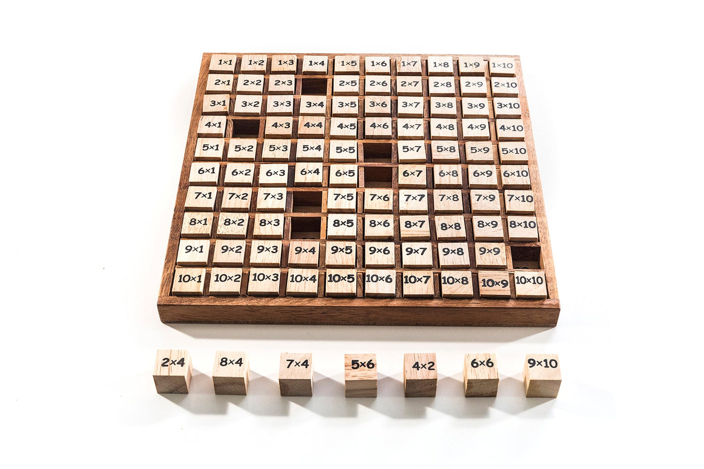 Multiplication Table - Hundred Board - Chickadees Wooden Toys