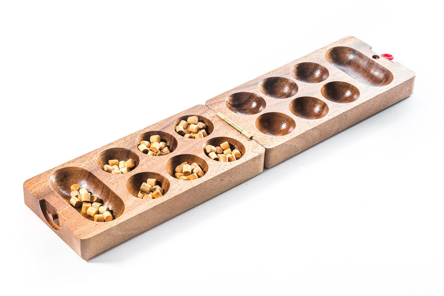Wooden Folding Mancala Board Game - Chickadees Wooden Toys