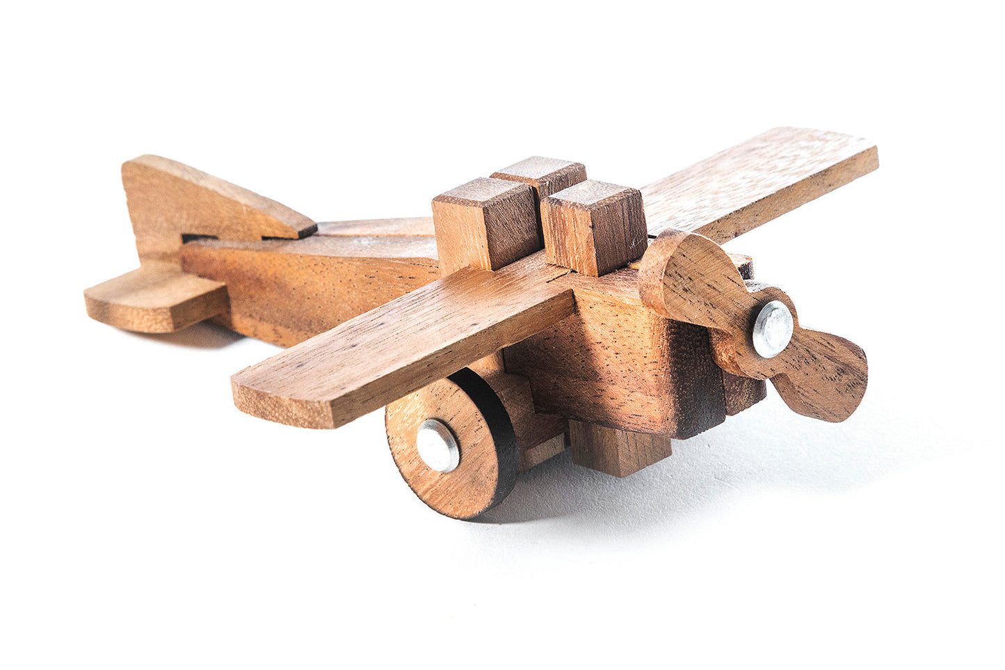 3D Airplane Puzzle Model - Chickadees Wooden Toys