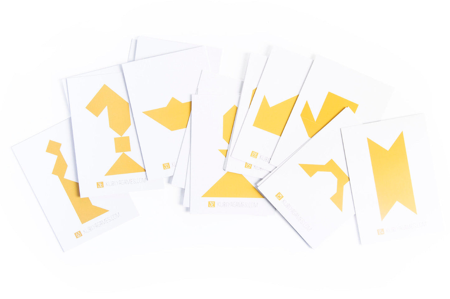 Tangram Puzzle - two sets with 65 challenge cards - Chickadees Wooden Toys