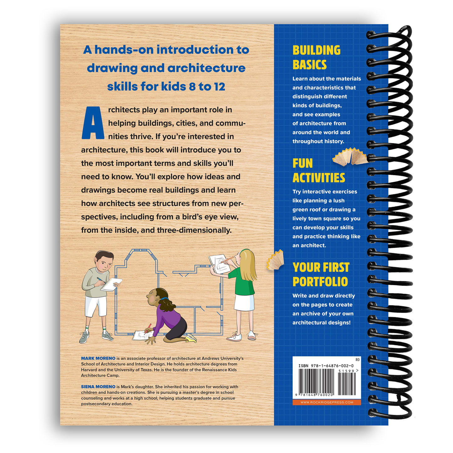 Architecture for Kids: Skill-Building Activities for Future Architects (Spiral Bound) - Chickadees Wooden Toys