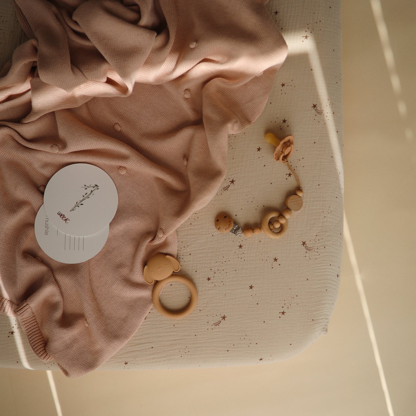 Extra Soft Bassinet Muslin Crib Sheet - Chickadees Wooden Toys
