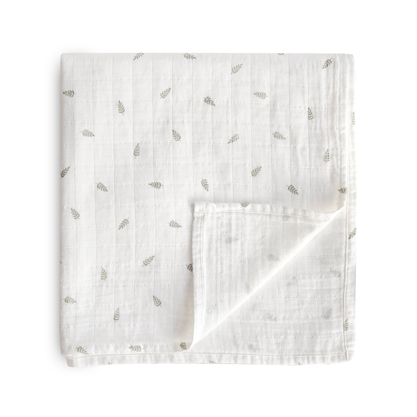 Organic Cotton Muslin Swaddle Blanket - Chickadees Wooden Toys