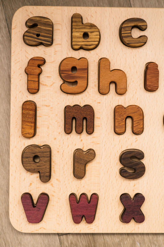 Lowercase A-Z Alphabet Letter Puzzle