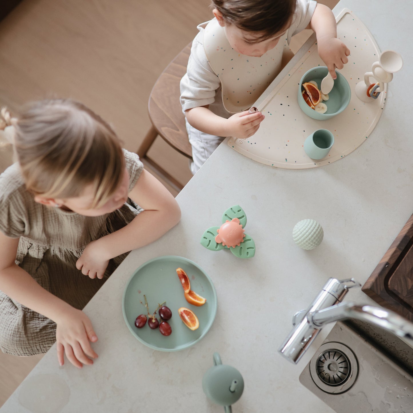 Silicone Placemat - Chickadees Wooden Toys