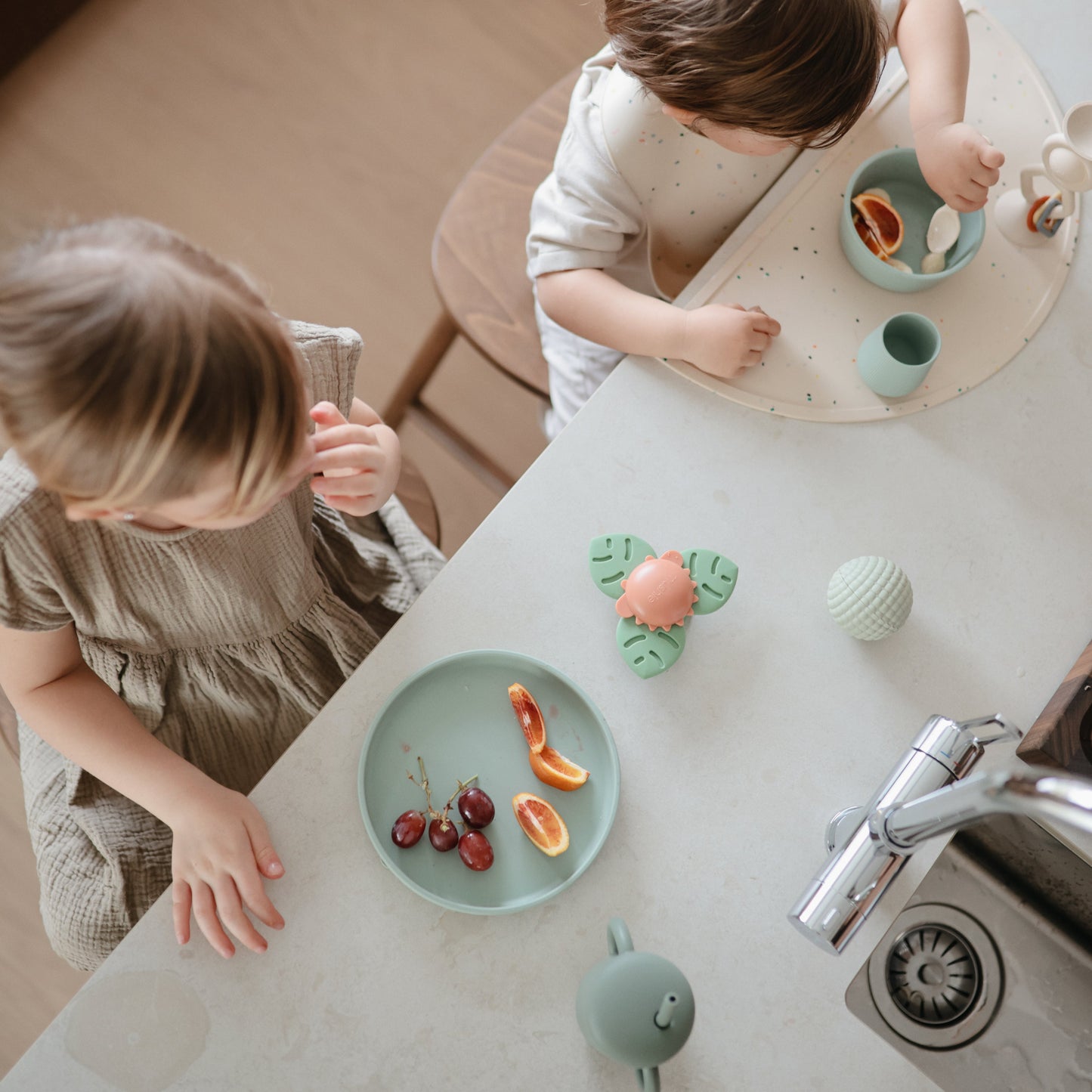 Classic Silicone Suction Plate - Chickadees Wooden Toys