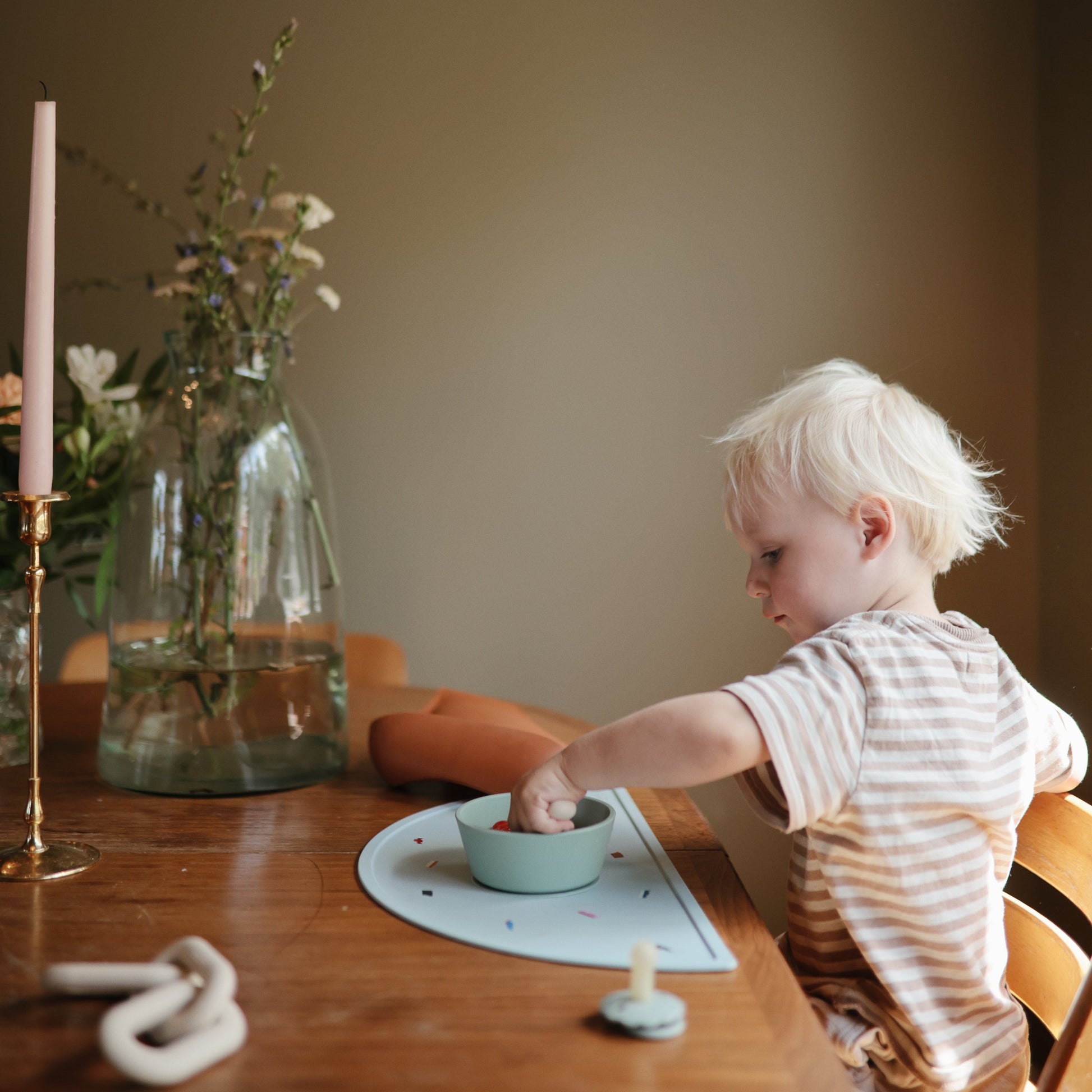 Silicone Placemat - Chickadees Wooden Toys