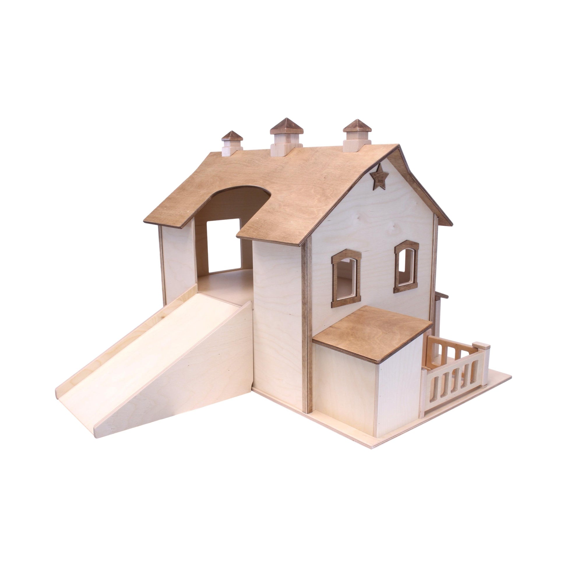 Large Pennsylvania Bank Barn Toy, Hand-Crafted in Lancaster County, PA - Chickadees Wooden Toys