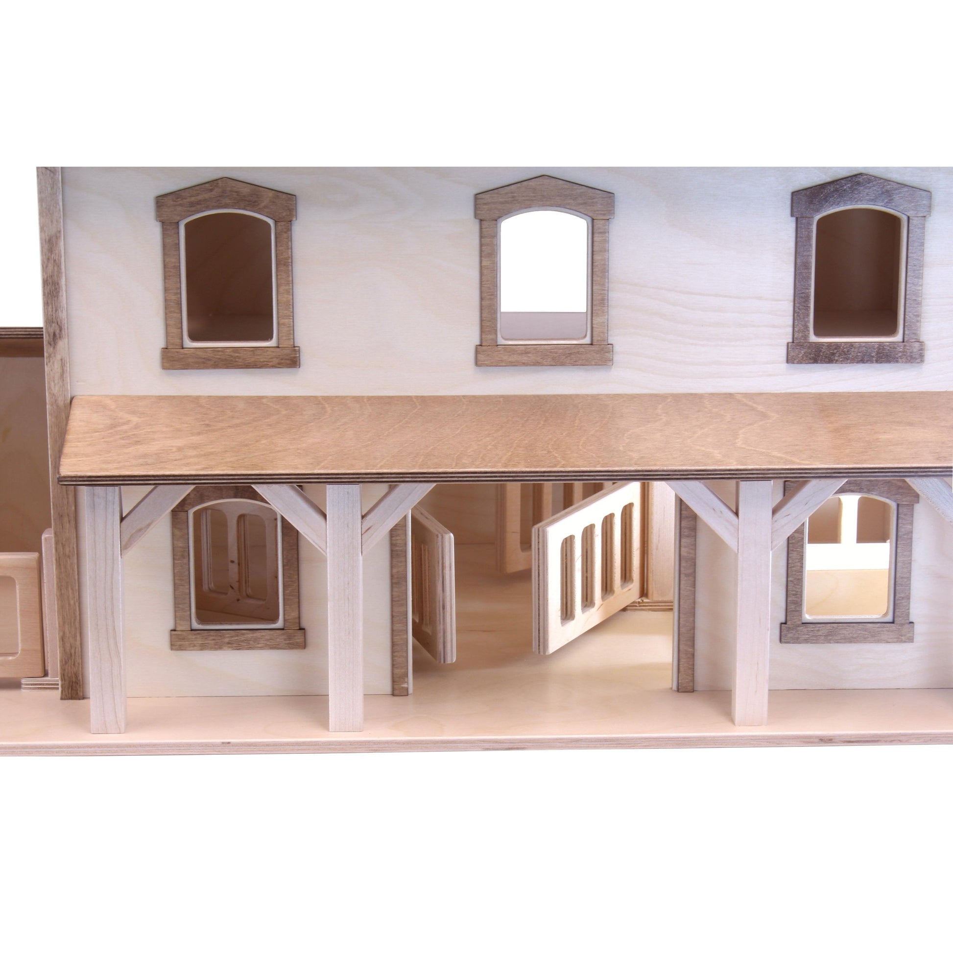 Large Pennsylvania Bank Barn Toy, Hand-Crafted in Lancaster County, PA - Chickadees Wooden Toys