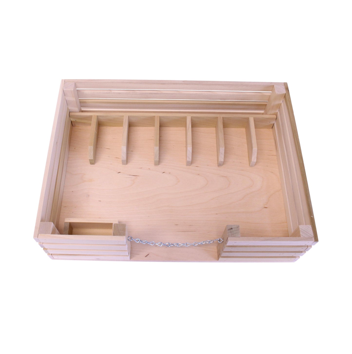 Amish-Made Wooden Mini Stockyard Toy, with 7 Stalls - Chickadees Wooden Toys