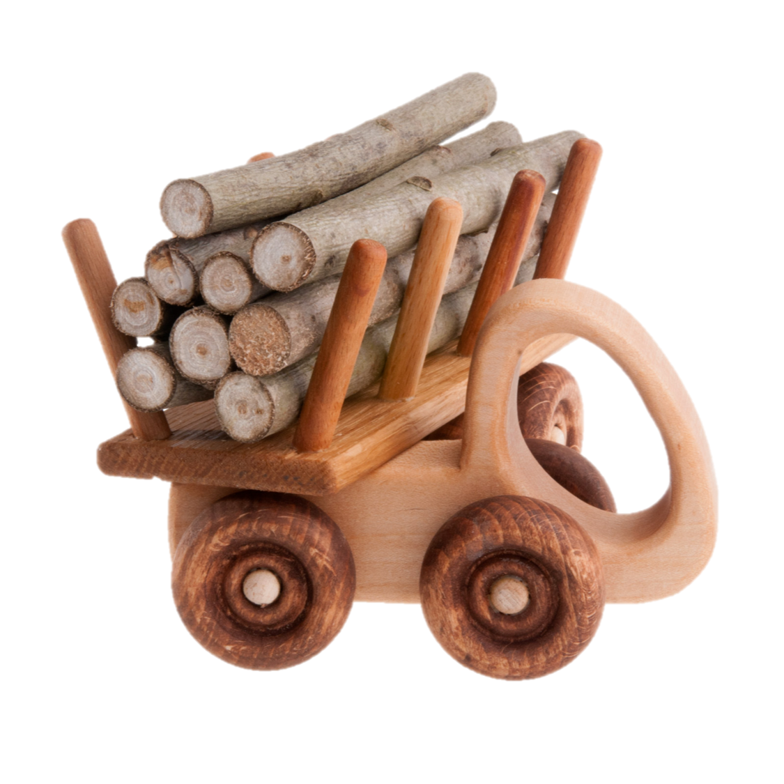 Wooden Logging Truck Toy