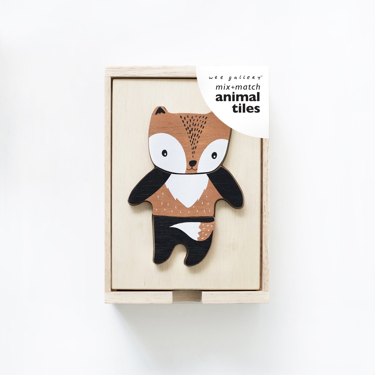Mix & Match Animal Tiles - Chickadees Wooden Toys