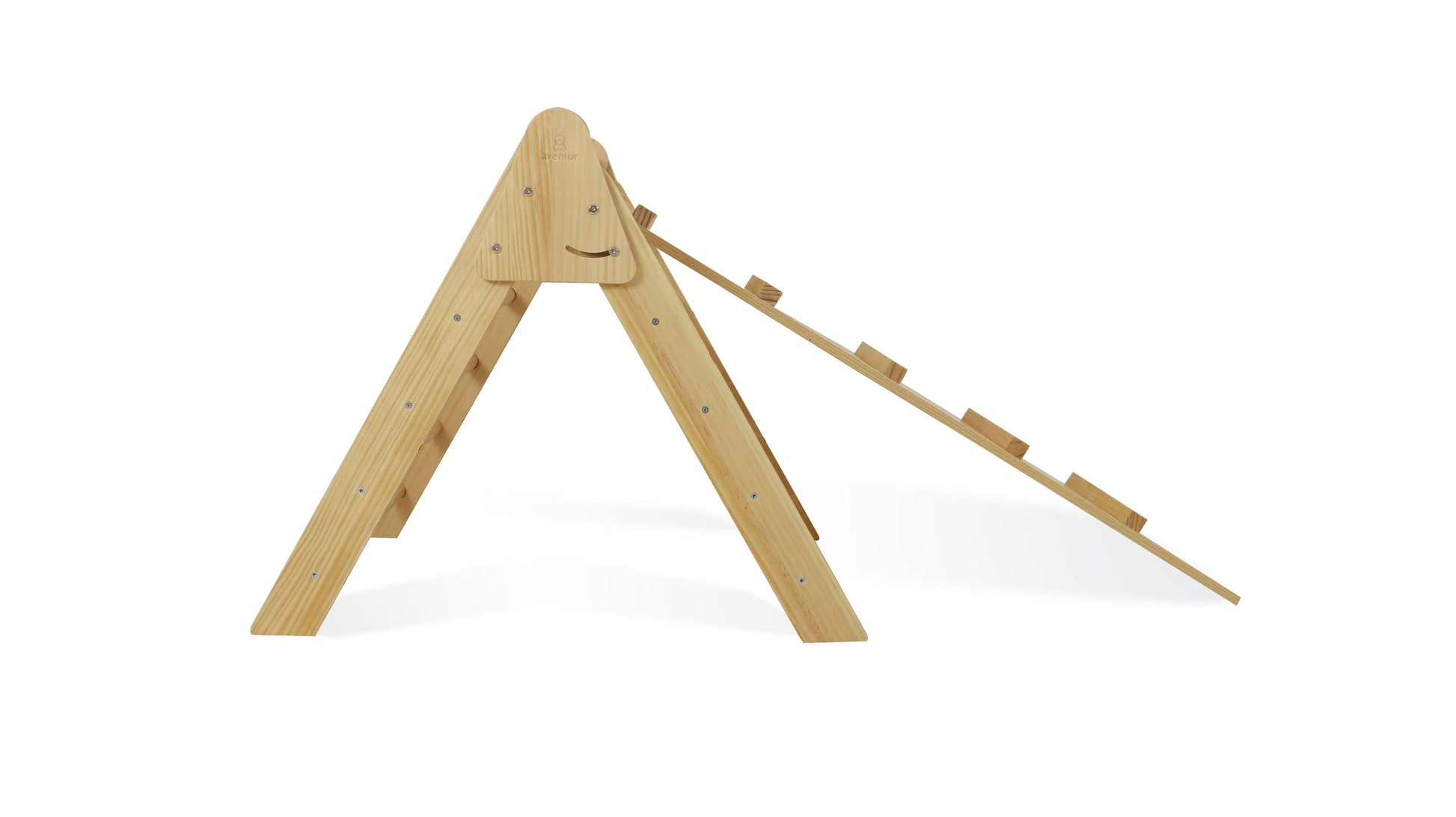 Olive- Pikler Triangle Ladder and Climber Slide - Multiple Sizes - Chickadees Wooden Toys