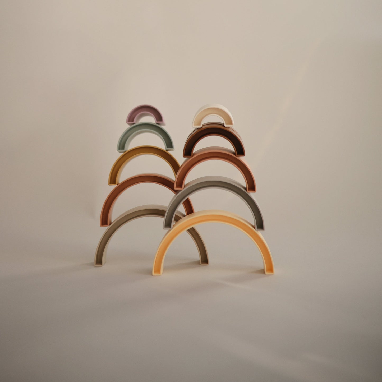 Rainbow Stacker Toy - Chickadees Wooden Toys