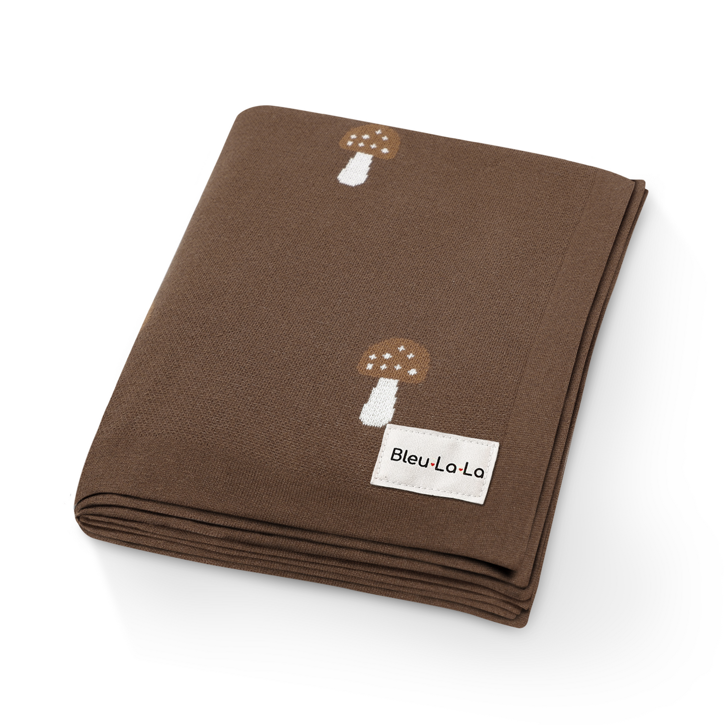 Luxury Knit Mushroom Swaddle Baby Blanket - Chickadees Wooden Toys