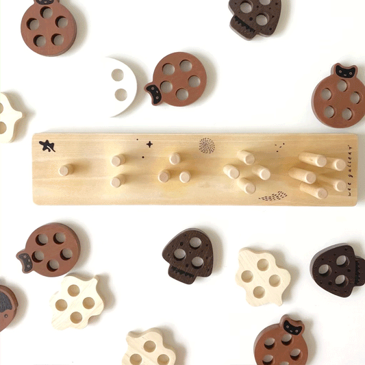 Count and Stack Toy - Chickadees Wooden Toys