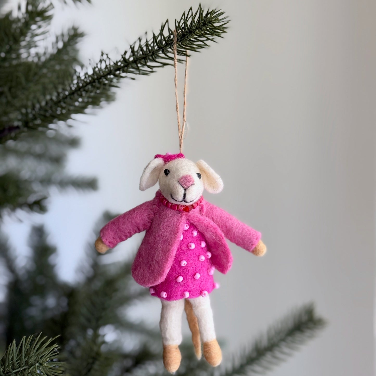 Felt Ornament - Mouse / Mama - Chickadees Wooden Toys