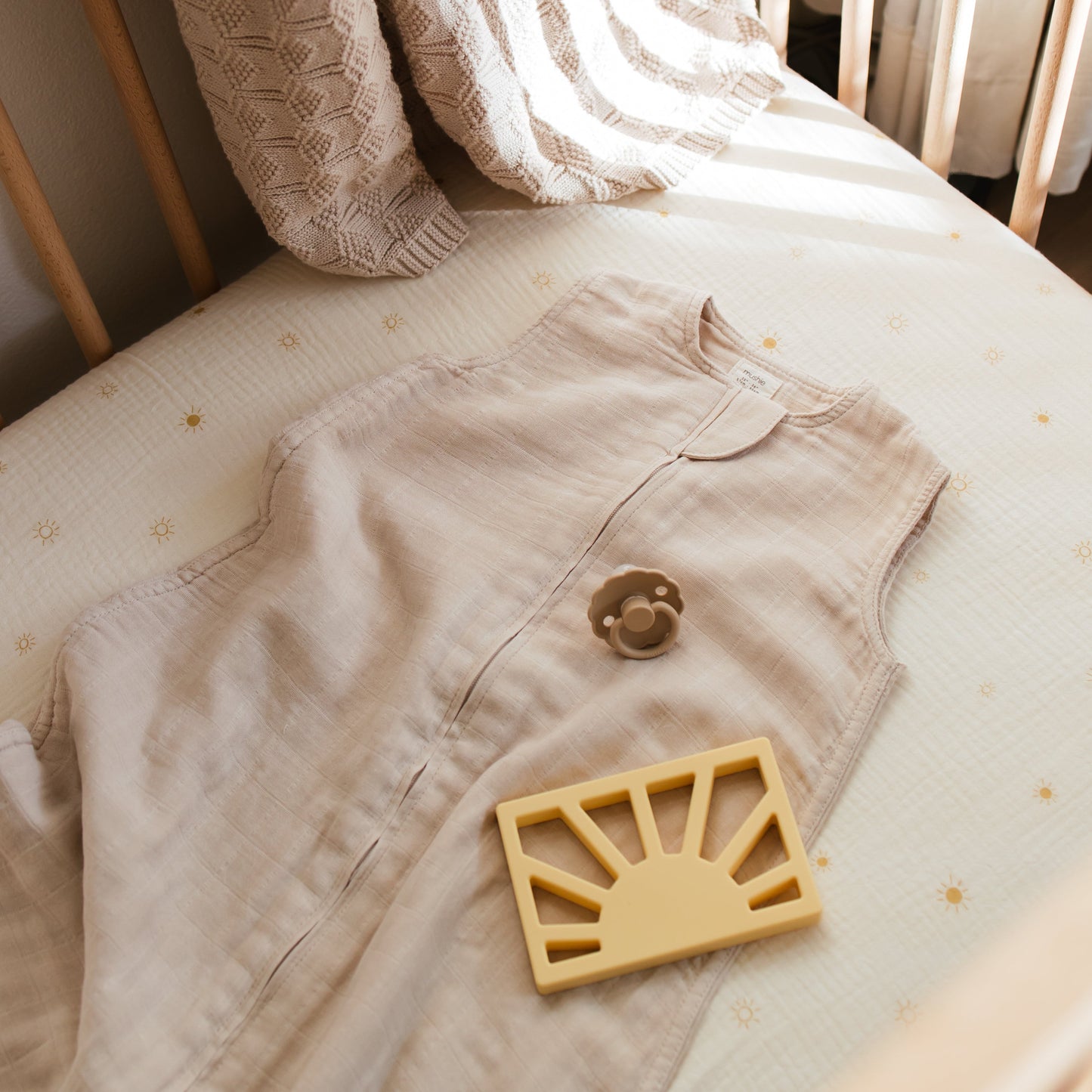 Organic Cotton Sleep Bag - Chickadees Wooden Toys