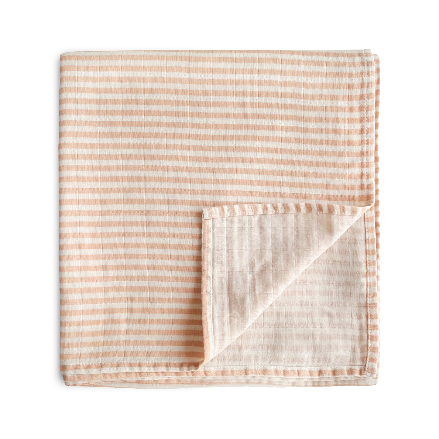 Organic Cotton Muslin Swaddle Blanket - Chickadees Wooden Toys
