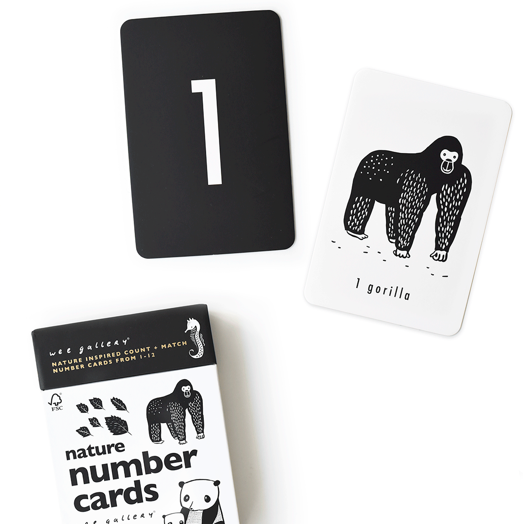Nature Number Cards - Chickadees Wooden Toys