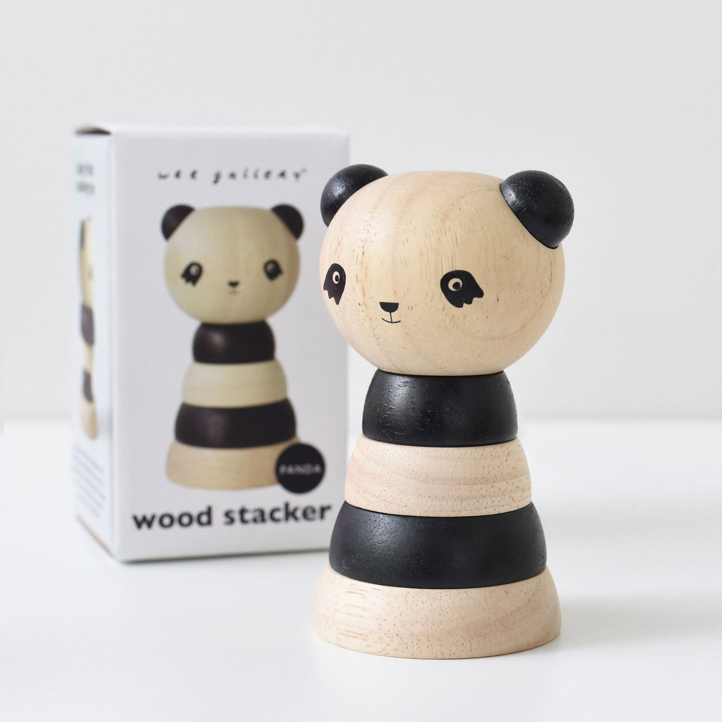 Wood Stacker - Panda - Chickadees Wooden Toys