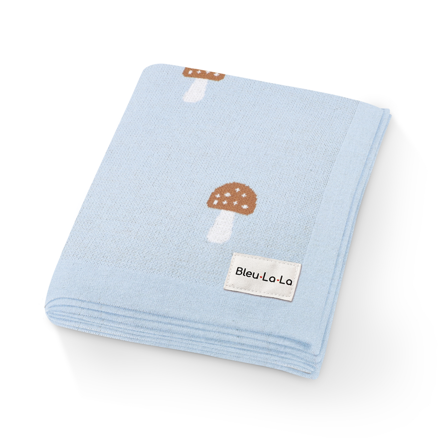 Luxury Knit Mushroom Swaddle Baby Blanket - Chickadees Wooden Toys
