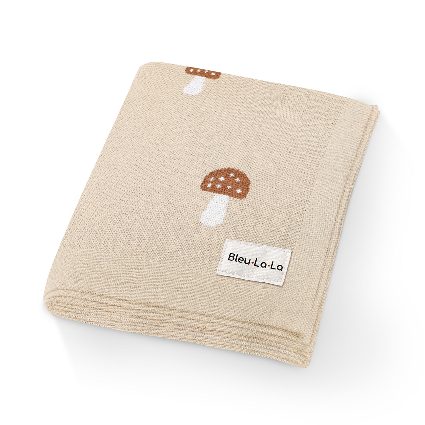Luxury Knit Mushroom Swaddle Baby Blanket - Chickadees Wooden Toys