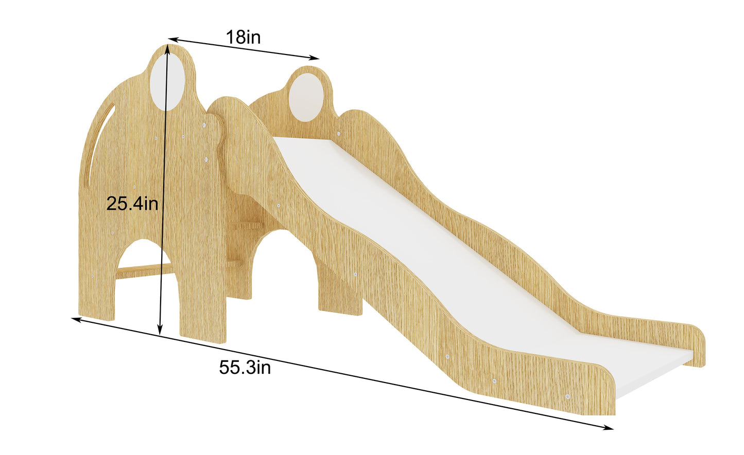 Nima- Elephant Slide - Chickadees Wooden Toys